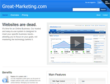 Tablet Screenshot of great-marketing.com